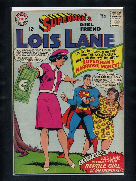 Superman's Girl Friend Lois Lane #61 G/VG 1965 DC Mr. Mxyzptlk Comic Book